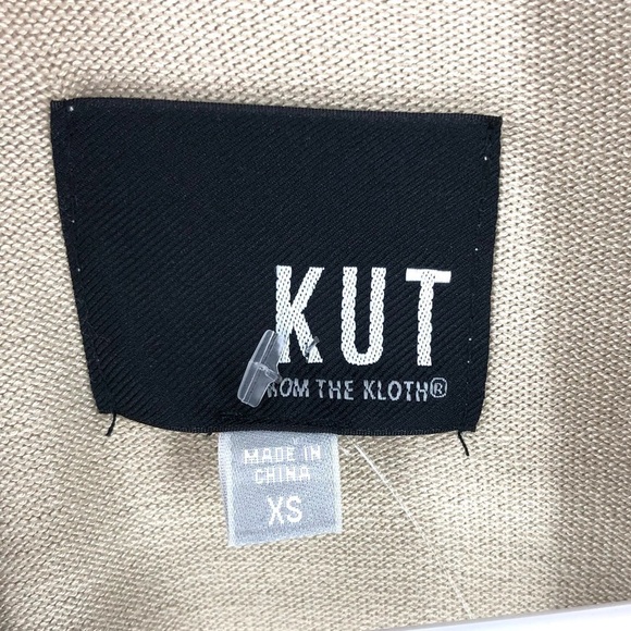 Kut From The Kloth Amabelle Open Cardigan XS Sweater Ribbed Capsule Granola - Picture 5 of 7